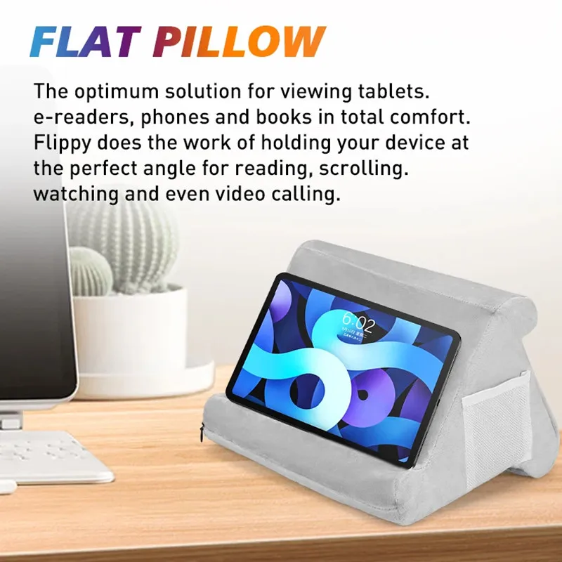 

Multifunctional Sponge Pillow Tablet Holders for IPad Ios Tablet Holder Mobile Phone Support Pillow Multi-angle Reading Stands
