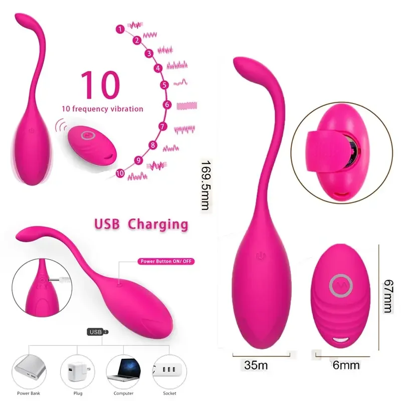 Noiseless Women's Goods Penis Vibrator Woman Clitor Gaisha Ball Chikubi Masturbation Sex Penis Men Role-playing Cosplays