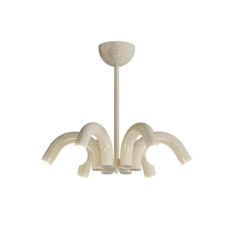 

French cream wind master bedroom chandelier, children's room modern simple magic bean eye protection light