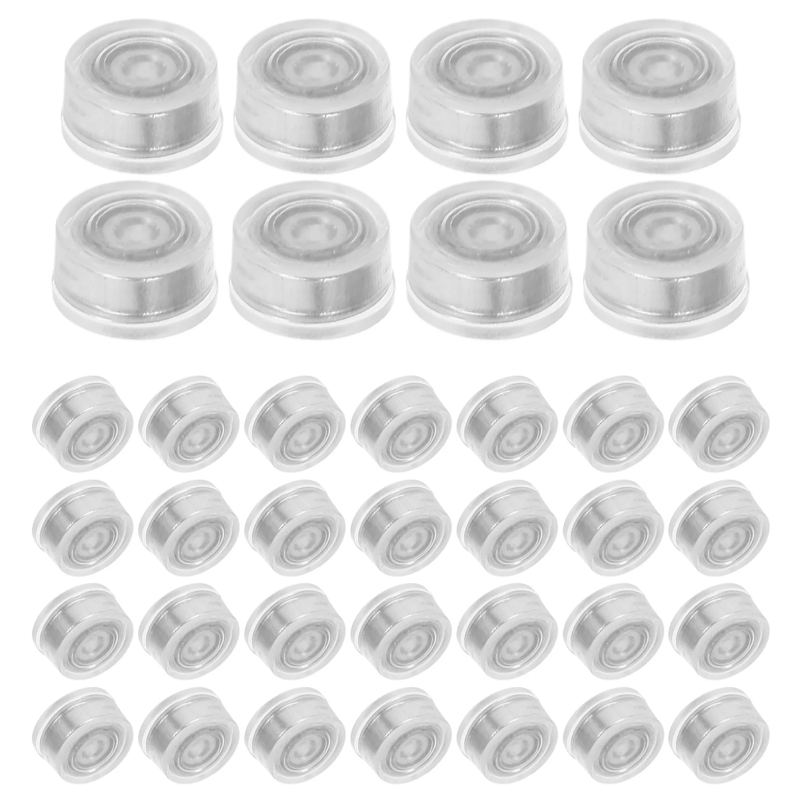 100 قطعة قاعدة تحمل الدورية محامل كروية صغيرة Crafts بها بنفسك الحرف شفافة الغزل طاحونة الحرفية قاعدة دوارة لصنع المجوهرات