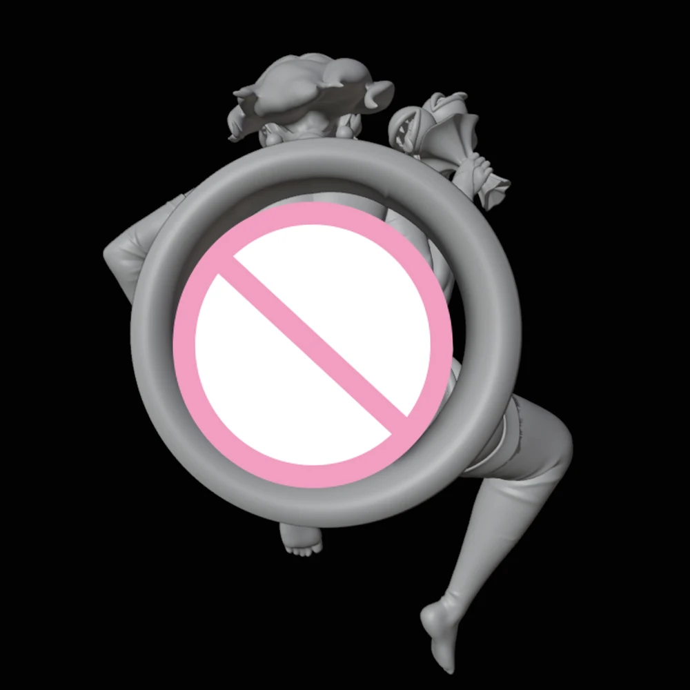 1/24 ثلاثية الأبعاد الطباعة أطقم منمذجة الجمال الأميرة الخوخ فخ NSFW أنيمي نموذج لجسم عدة لتقوم بها بنفسك مصغرة تخفيض تمثال اللعب غير مصبوغ #6