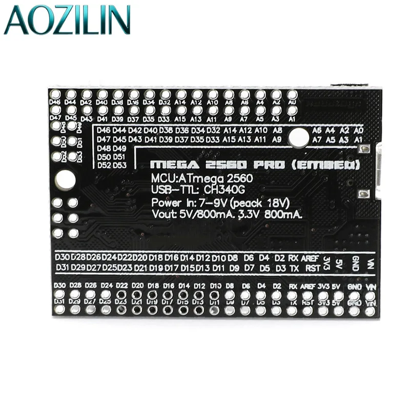Mega2560 Pro Core Board ATmega2560-16AU USB-CH340G Intelligent Electronic Development Board