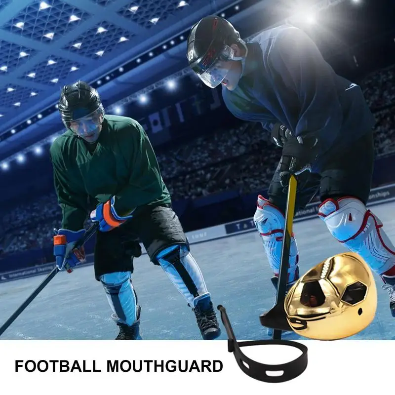 Football Mouth Guard Shockproof Football Mouthpiece Lip Teeth Mouthpiece Elastic Wrestling Mouthguard Teeth Protector Mouthpiece