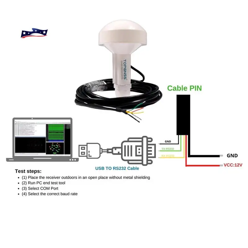 aef1-rs232-gps-marine-gps-receiver-antenna-module-nmea-0183-baud-rate-4800-voltage-12v-cable-is-5-meters-replacement