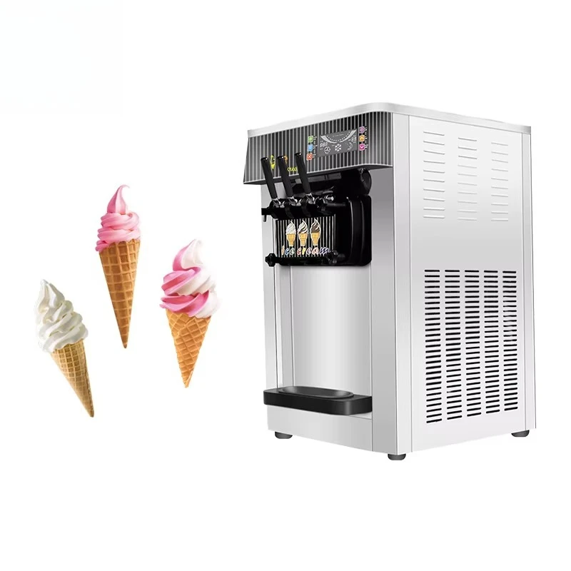 

Электрическая машина для приготовления йогурта и мороженого из нержавеющей стали, автоматическая установка для производства мягкого мороженого