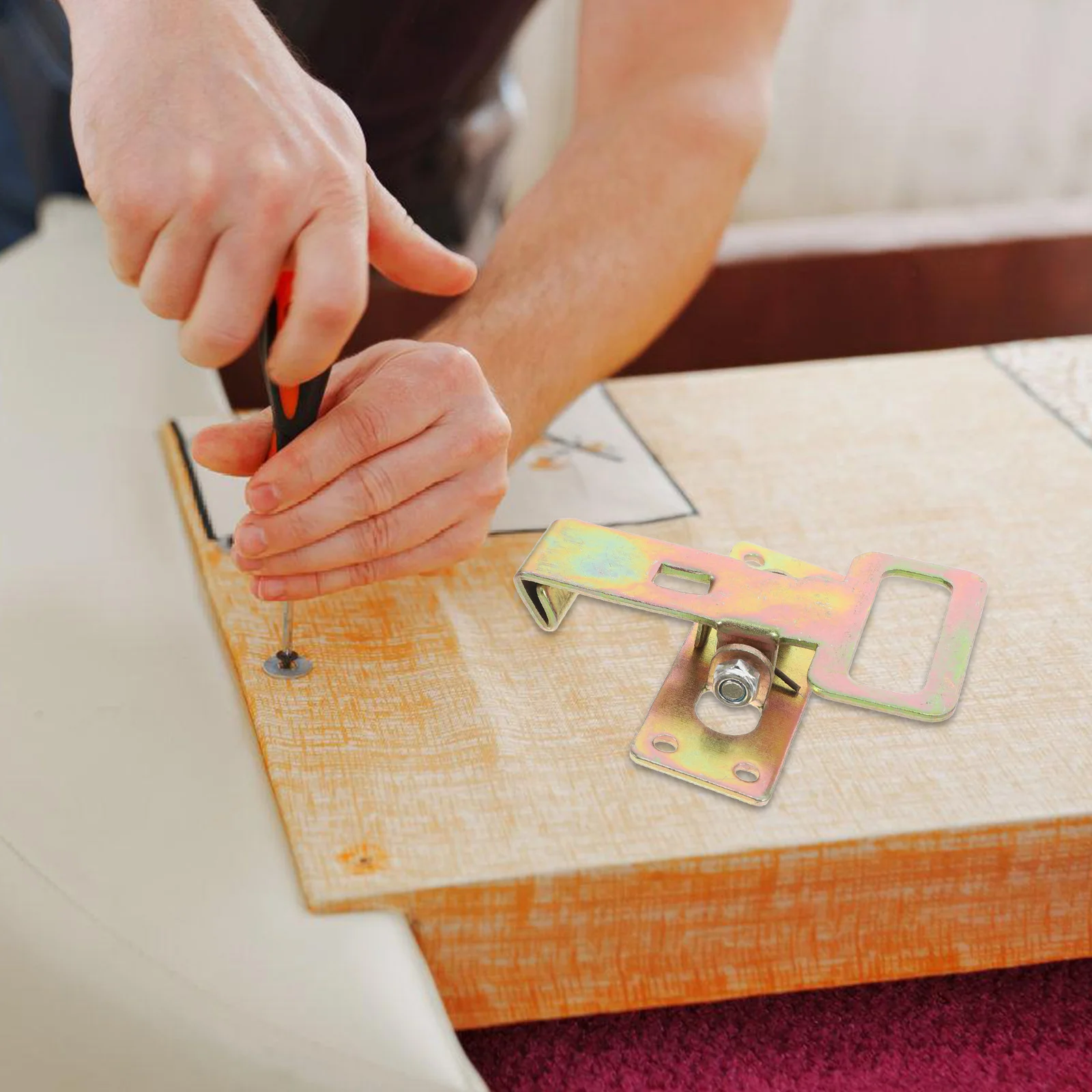 

1Set Heavy Duty Sofa Connection Buckles Metal Position Fittings Easy Install Stable Furniture Parts Home Commercial Use