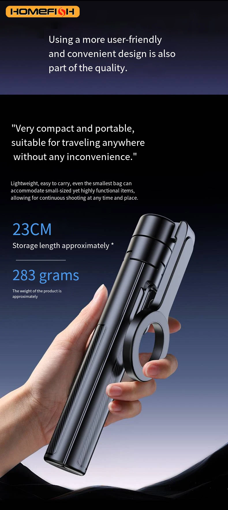 T18 Magnetisches Handy-Stativ, kabelloser Handyhalter, Selfie-Stick, Tischstativ – Detail 6