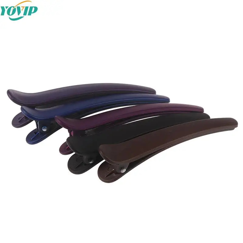 1PCS Hairdressing Section Clamps Hair Clips Plastic Pro Hairdressing Hairpins Cutting Salon Hair Styling Tools