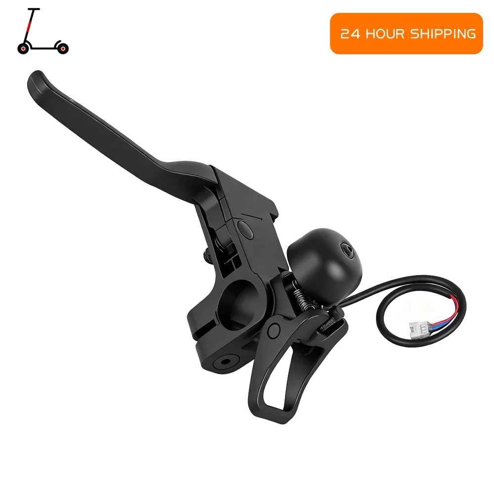 

Тормозная ручка для Xiaomi 5 5 Pro 5 Max Kickscooter, левый тормозной рычаг с колокольчиком, запасные части, аксессуары для электрического скутера