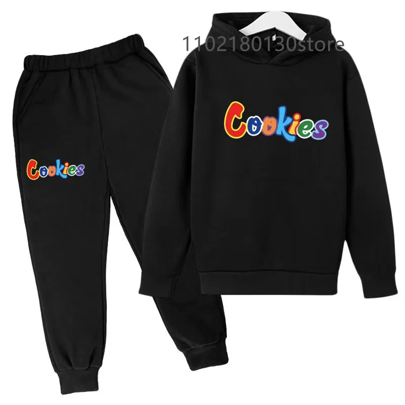 

Kids Fall/Winter Hoodie Boys Baby Girls 3-13Y Sport Coat Casual Top Trousers Fashion Print Training Jogging Tracksuit Set