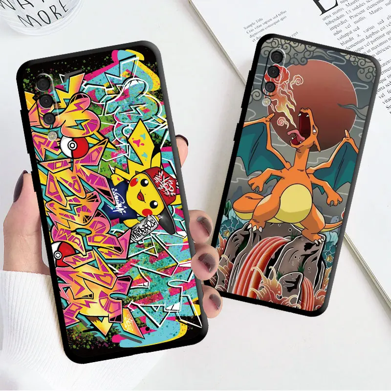 Phone Case For Samsung Galaxy A04 A20s A42 5G A04 A03 Core A02s A50s M13 A02s Cover Silicone Bumper Pokemon Eevee Evoli Umbreon