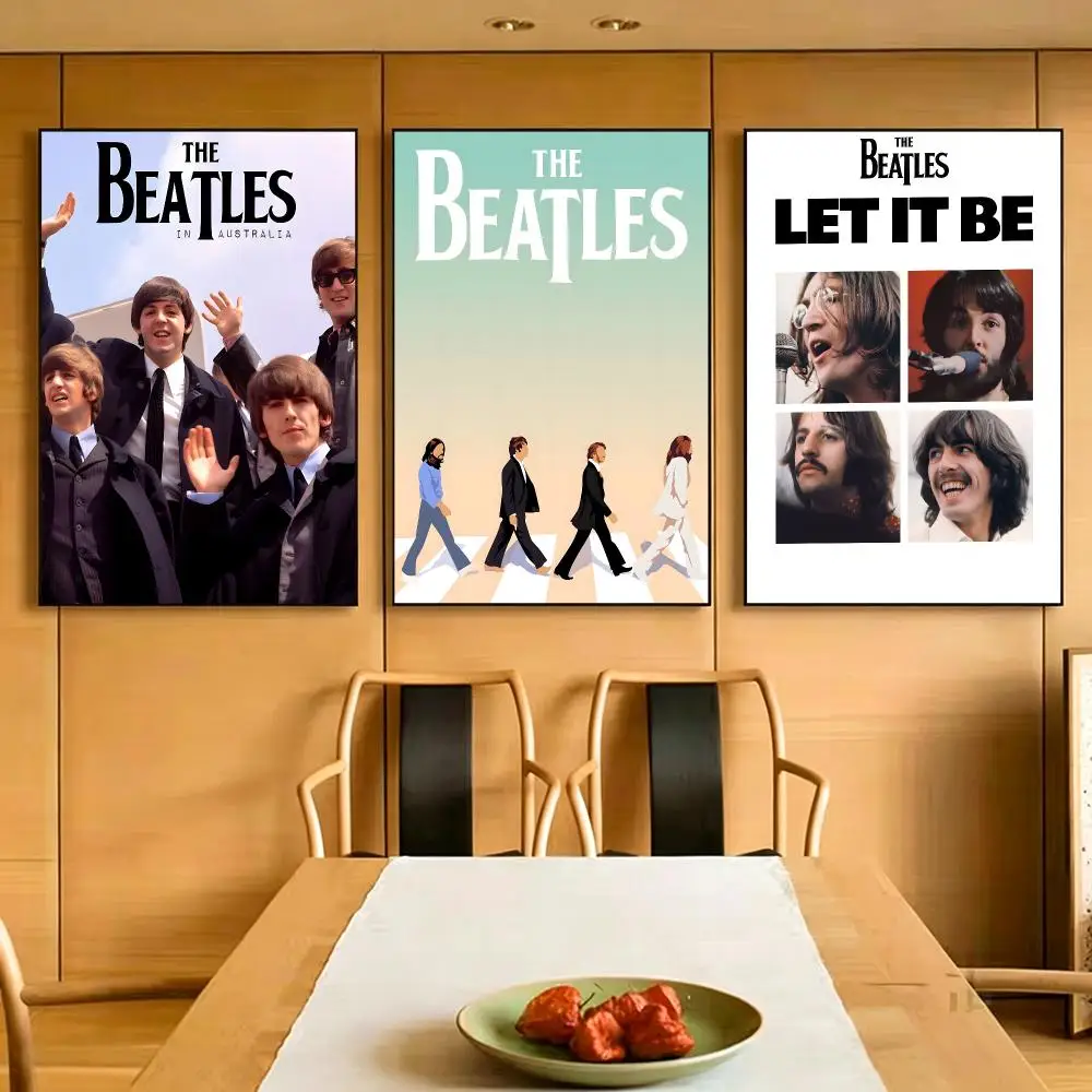 Band The Beatles Poster Poster HD Print Unframed Heartwarming Style Wall Art Home For Living Room Bedroom Background Decor