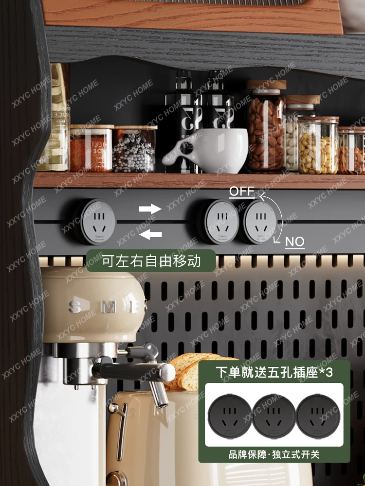 خزانة حائط من الخشب الصلب لغرفة المعيشة المنزلية