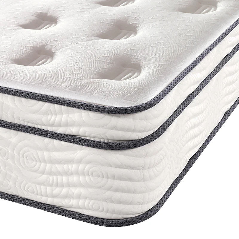 Natural Latex Sleep Gel Memory Foam Zones Pocket Spring Mattress Roll in a Box
