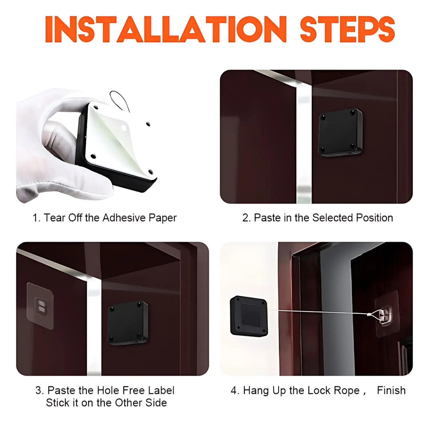 Punch-Free Automatic Sensor Door Closer - Suitable for Residential and Commercial Use - Multifunctional Design