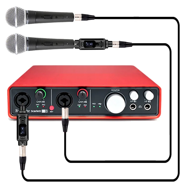 DMA1 Studio tubo in linea Mini microfono professionale preamplificatore per microfoni a nastro dinamici e passivi preamplificatore guadagno 39db