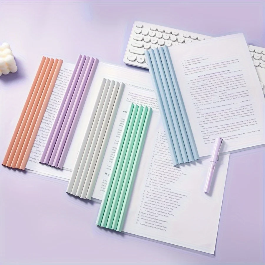 

10pcs File Folder Puller Clip, Loose-leaf A4 Puller Clip, Large-capacity , Thickened Plastic Information Book, Office Supplies