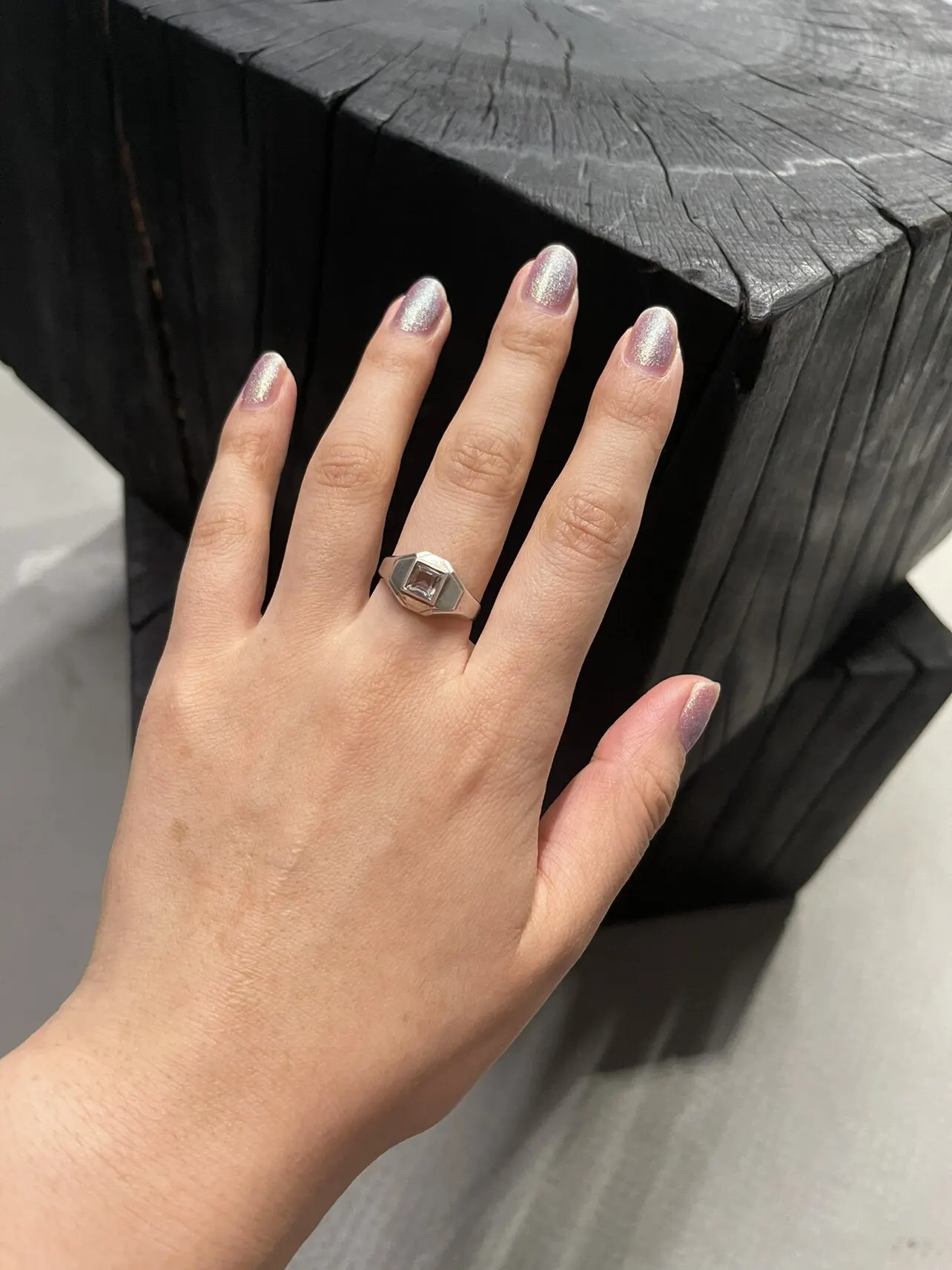 Natural White Topaz 925 Sterling Silver Ring Italian Antique Style Unique Design Handmade Jewelry Gift For Men And Women
