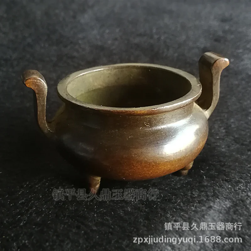 

Antique Miscellaneous Wholesale Antique Bronze Brass Triangle Incense Burner Small Ornaments Home Office Bronze Ornament Wholesa