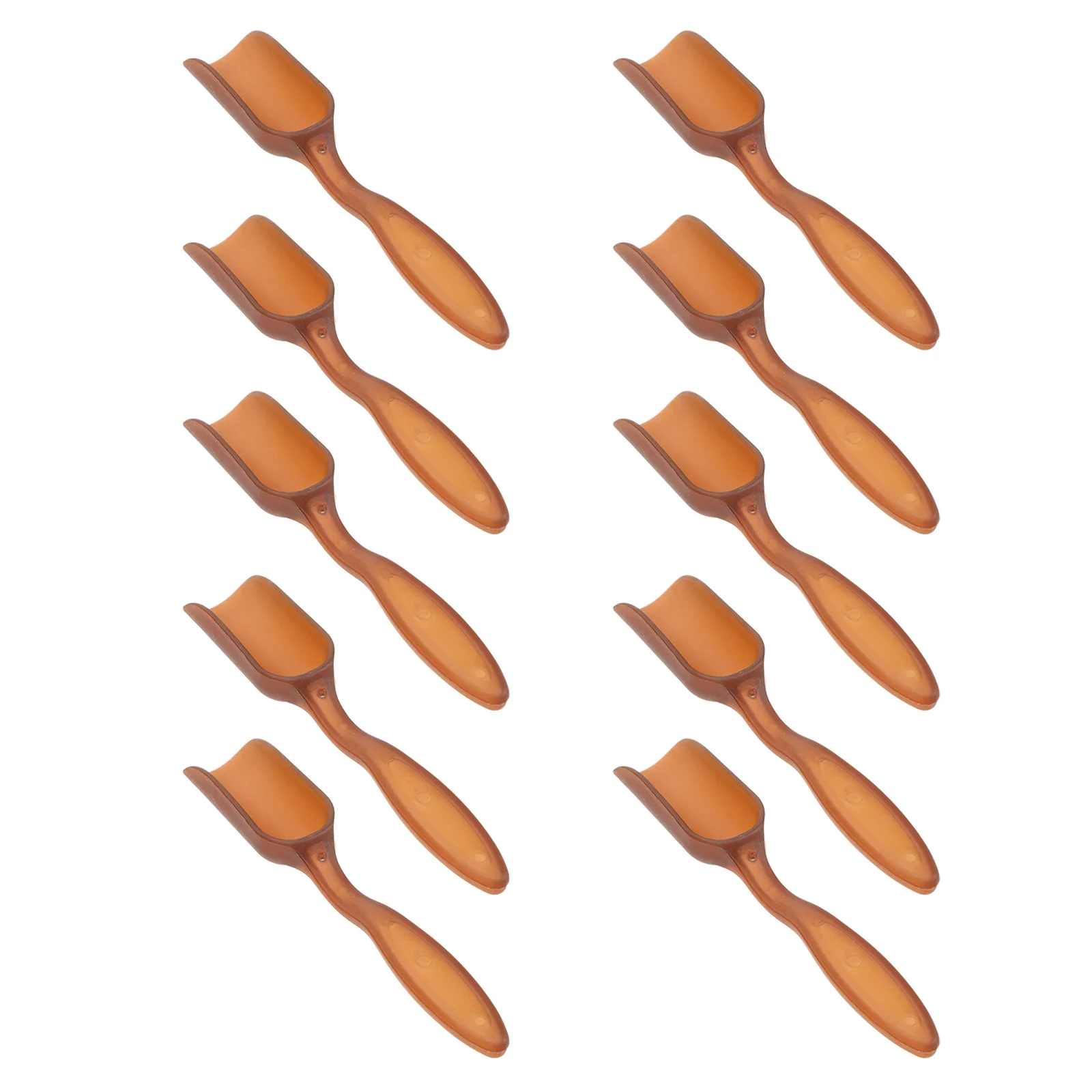 Pala de jardín, paleta de mano de plástico, herramienta de excavación de suelo pequeña para plantar el hogar, macetas de balcón, herramienta de jardinería familiar, 10 Uds.