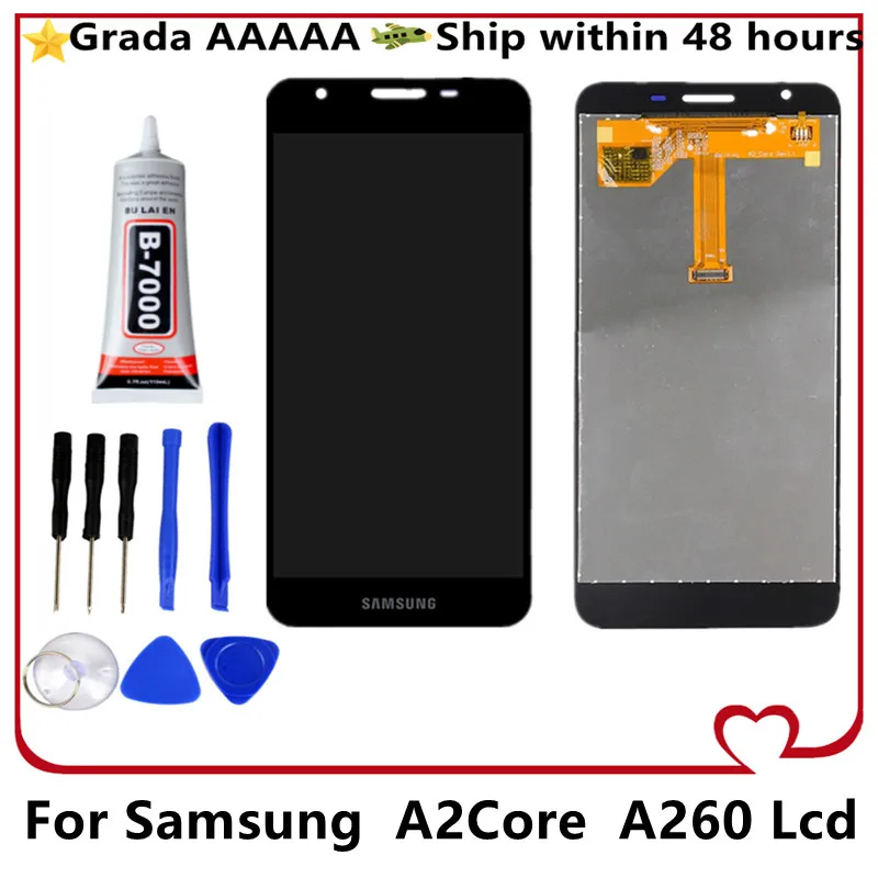 Tested  Lcd For Samsung Galaxy A2Core A260 Lcd Display Touch Screen Digitizer Assembly For Samsung A260 SM-A260F/DS A260F A260G