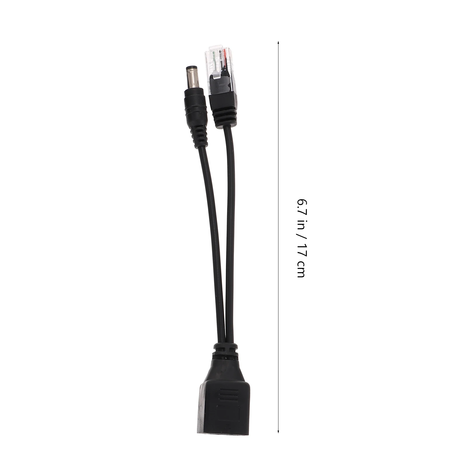 

8pcs Splitter Line For Security Camera Monitoring 12V Power Supply Module Dc Connector Network Cable Passive Injector
