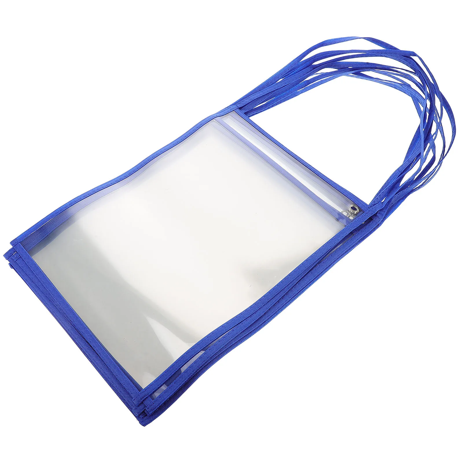 

10Pcs Transparent Document Holders File Pockets Pet Polyester Organizer for Office Home Travel Document Storage