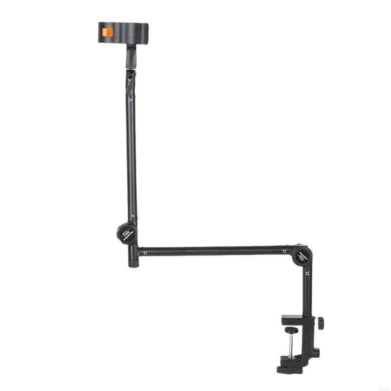 E65E Multifuncional Microfone Suspensão Boom Scissor Arm Metal Rack para criadores conteúdo