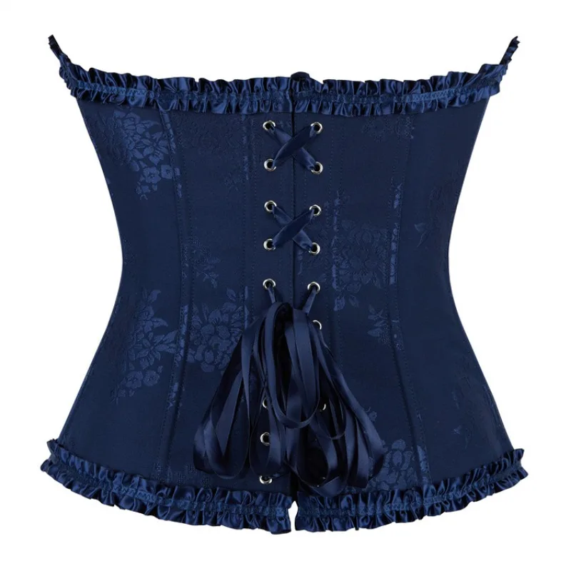 Corset Tops for Women Sexy Push-up Bustier Floral Intersperse Corset Waist Slimming Body Shapewear Black 2025 XS-XXL