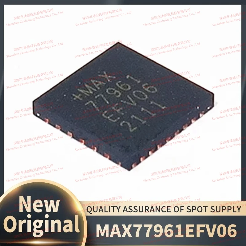 (1Pcs/Lot) 100%New Original MAX77961EFV06+ MAX77961EFV06 MAX 77961 EFV06 Power Management Chip SMD FC2QFN-30 Chipset