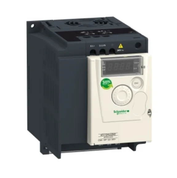 

ATV12HU22M2 ATV-12HU22M2 variable speed drive ATV12 - 2.2kW - 3hp - 200..240V - 1ph - with heat sink