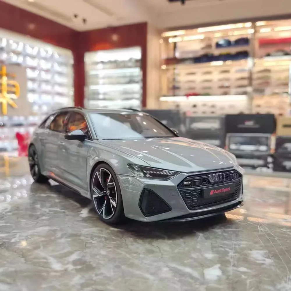 Resin Material 1:18 Scale Audi Rs6 C8 Station Wagon Simulation Resin Static Car Model Fans Collection Home Decoration Ornaments