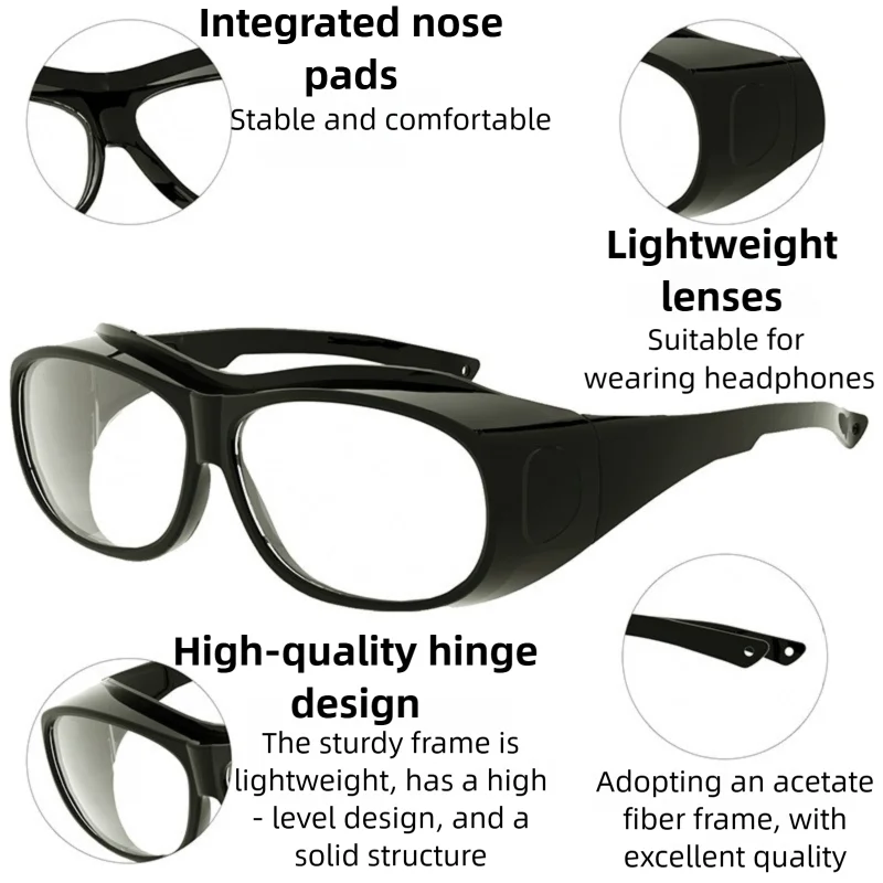 UV400 Protective Goggles for UV Curing Lamps, Mercury Lamps, UV Disinfection & Laboratory Photocuring Machines