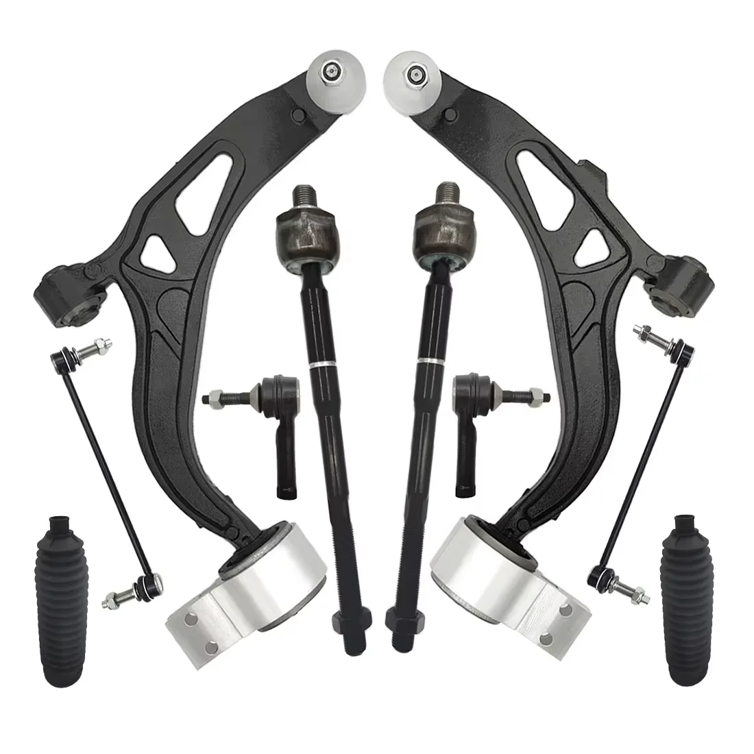 AzbuStag Front Lower Control Arm Stabilizer Link Tie Rod 10Pcs Kit for FORD EXPLORER 2011 2012 2013 2014 2015-2019