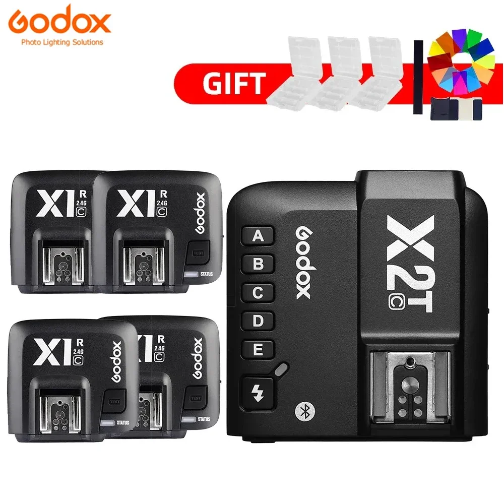 

X2 2.4G Wireless Speedlite Flash X2T-C X2T-N X2T-S HSS Transmitter Trigger with X1R-C/N/S Receiver for Canon Nikon Sony
