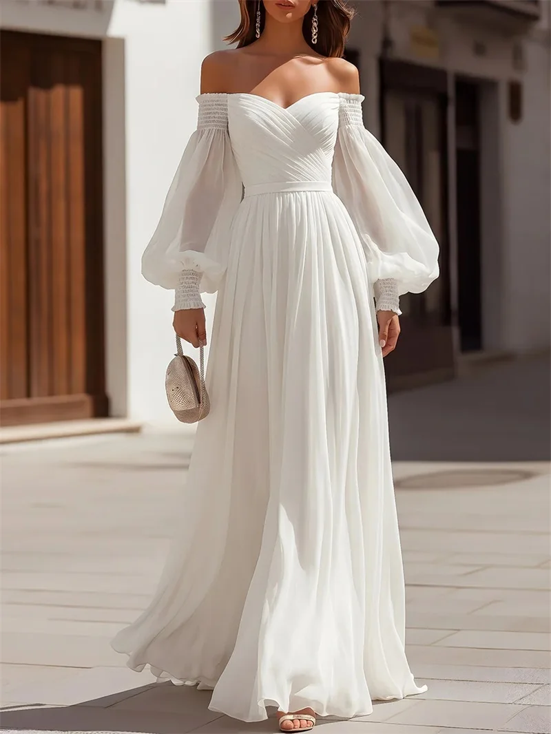 chic-solid-prom-dress-sexy-off-shoulder-long-puff-sleeve-chiffon-a-line-floor-length-party-gown-wedding-bridesmaid-evening-robe