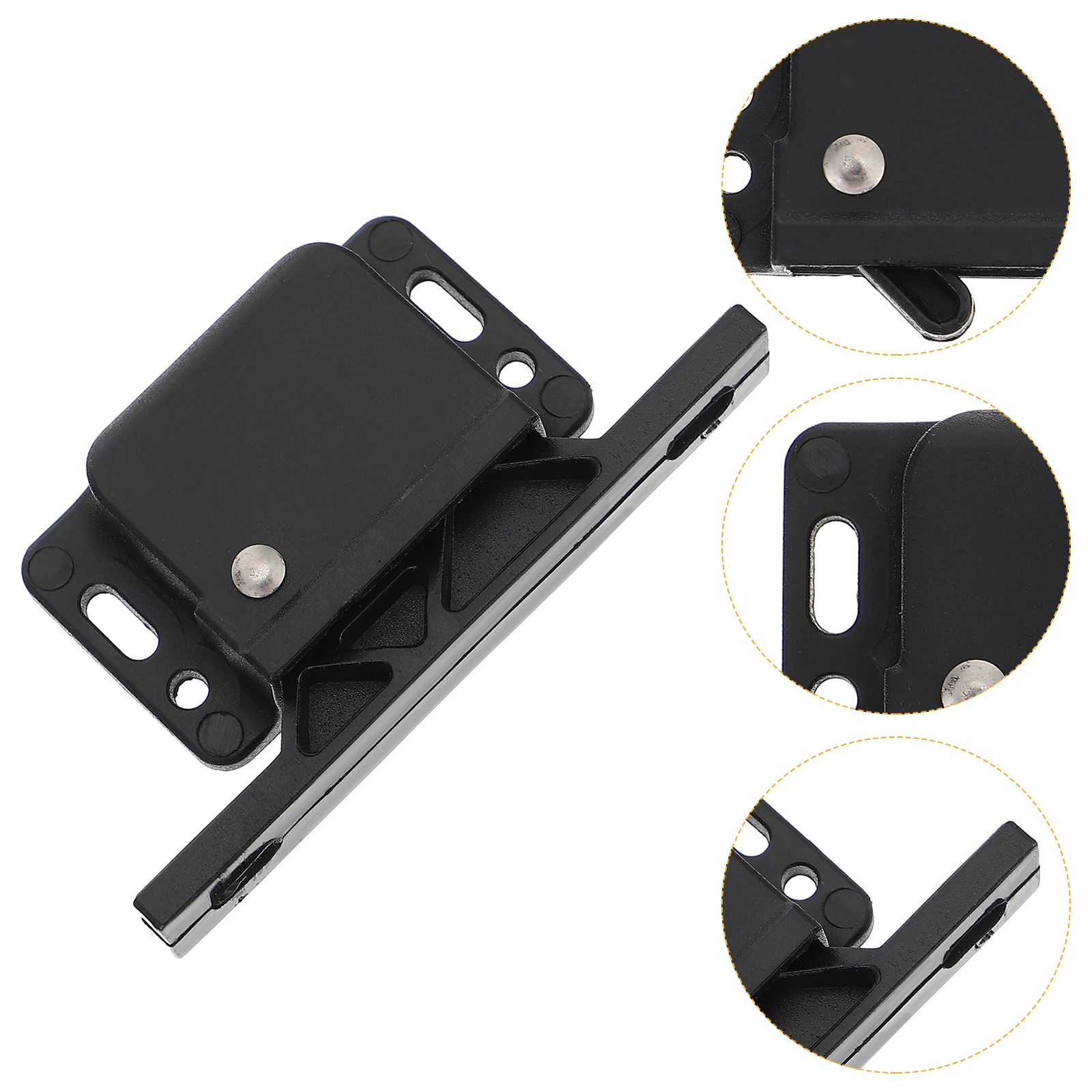 

Versatile Sliding Door Lock Practical Furniture Accessory Passivated Catch for Home Security Convenience Plastic Door Latch