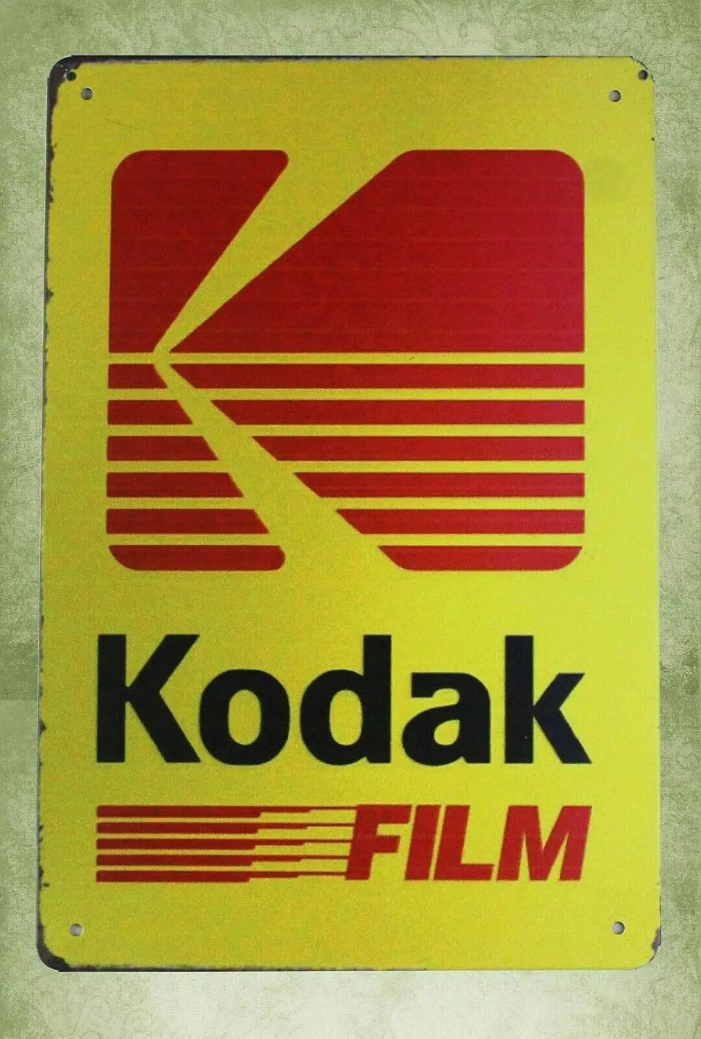 Metallschild „Inch - Film“ im Vintage-Stil, Blechschild, Wanddekoration für Bar, Café, Zuhause, Wanddekoration für Sie und Ihn