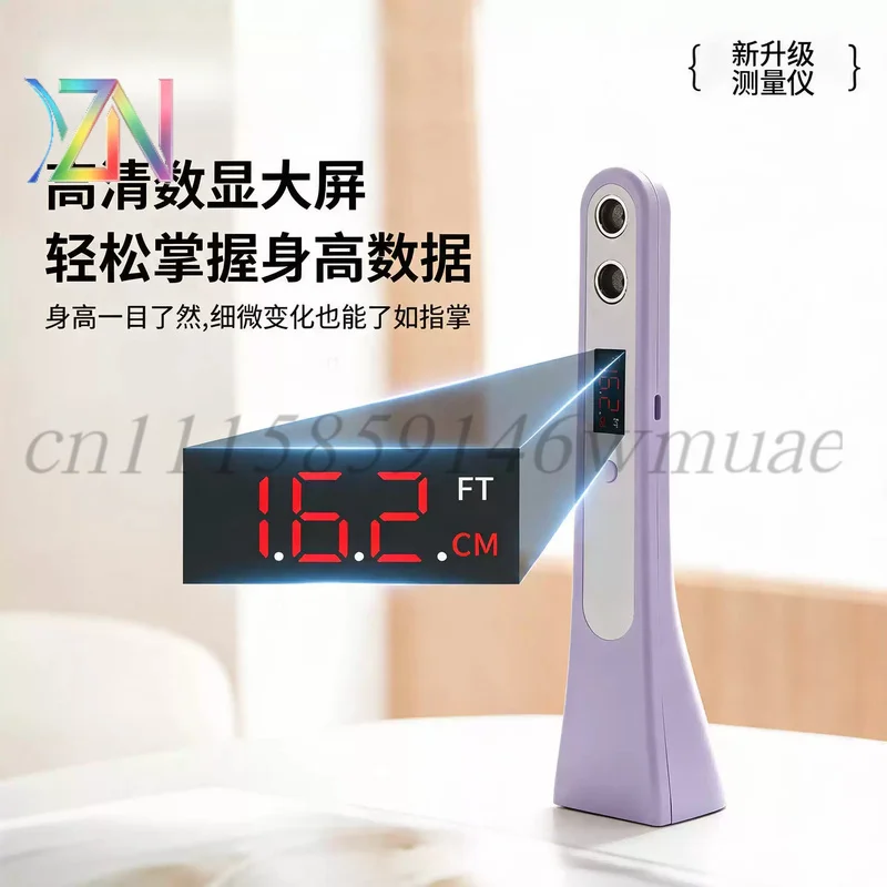 LED digital display portable mini ultrasonic height measuring instrument measuring distance: 30-200cm Type-C interface