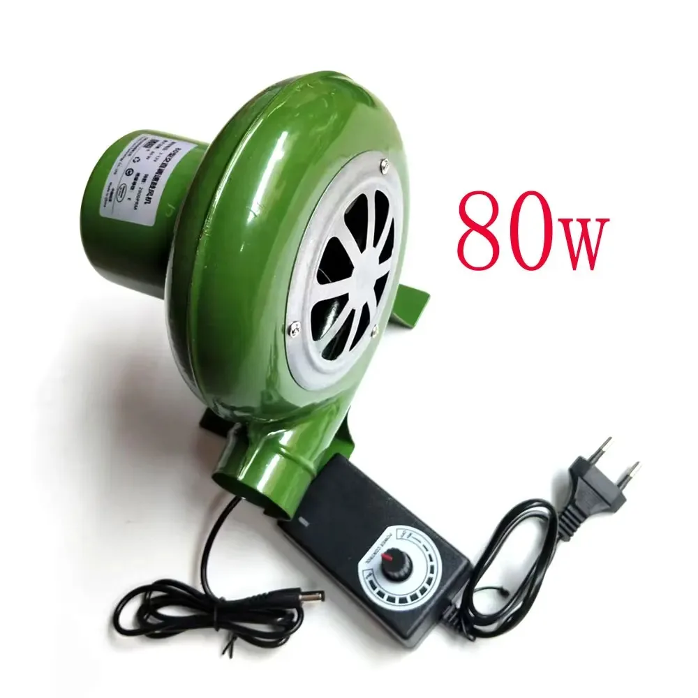 Electric Blower Fan BBQ Fan 100v 220v Suitable for Barbecue Mini Blacksmith Forges Blower with Speed Adapter AC100-240V M89B