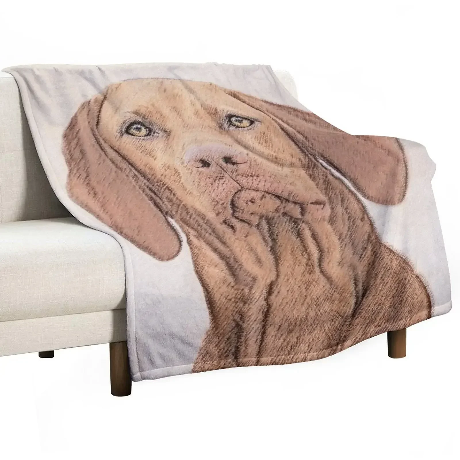 

Vizsla Throw Blanket Sleeping Bag Warm Cute Plaid Decoratives Blankets