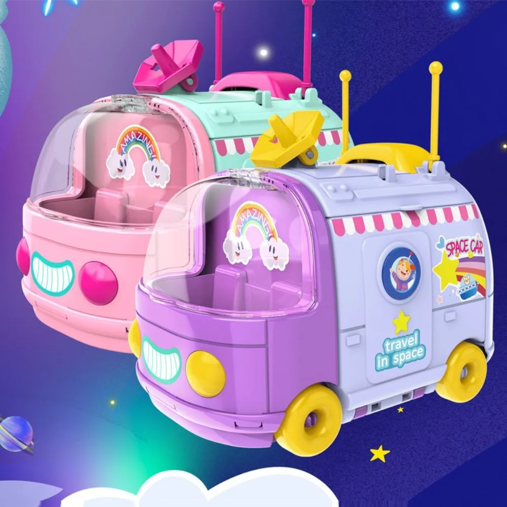 新しいサプライズスペースカー マルチシーンシミュレーションプレイハウス おもちゃ 車 DIY 親子 デザート キッチンセット 男の子 女の子