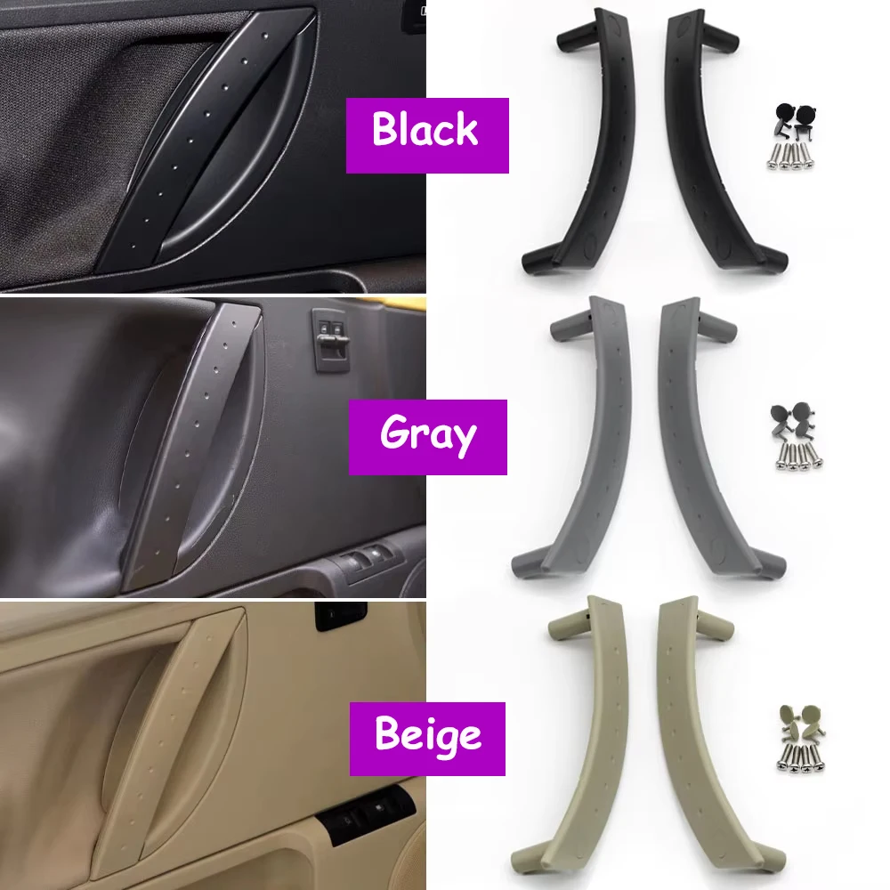 LHD RHD Car Interior Left Right Door Pull Handle Protective Cover Panel Replacement For Volkswagen VW Beetle 2000-2010 1C0867171