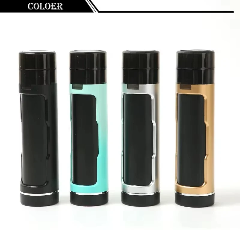 2025 Cigarette Grinder Manual Portable Multi-function Double-tube Spice Herb Cone Winder Smoking Accessories Crusher