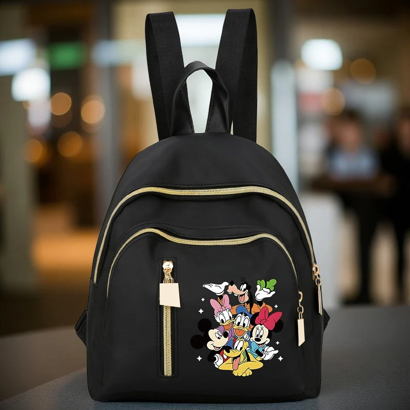 حقيبة ظهر ميكي ميني الصغيرة، أشرطة قابلة للتعديل، حقيبة نهارية كاجوال للسيدات للتنقل والتسوق والسفر، هدية مثالية للمعجبين