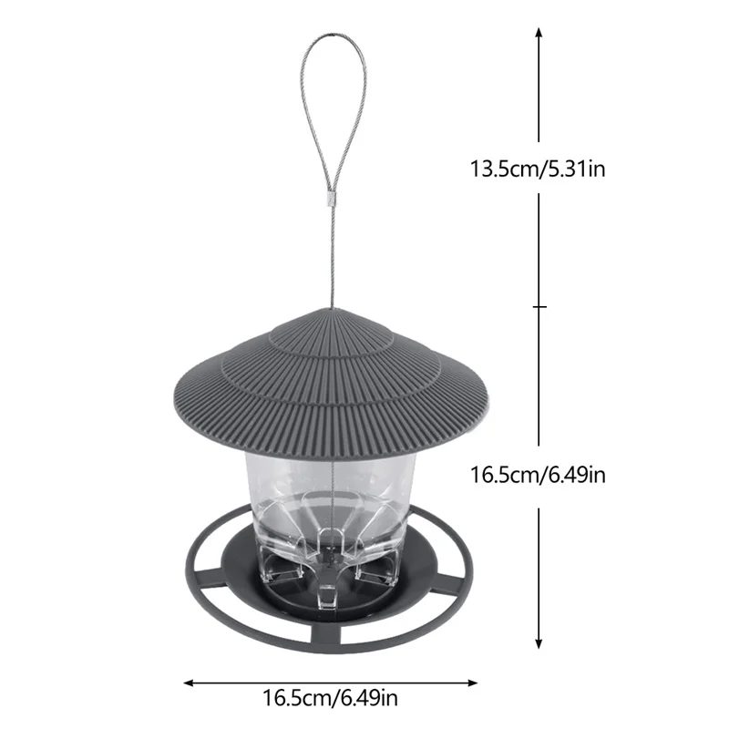 Bird Feeder Automatic Foot Feeding Tool Outdoor Bird Feeder Hanging Nut Feeding Multiple Hole Dispenser Holder Food Container