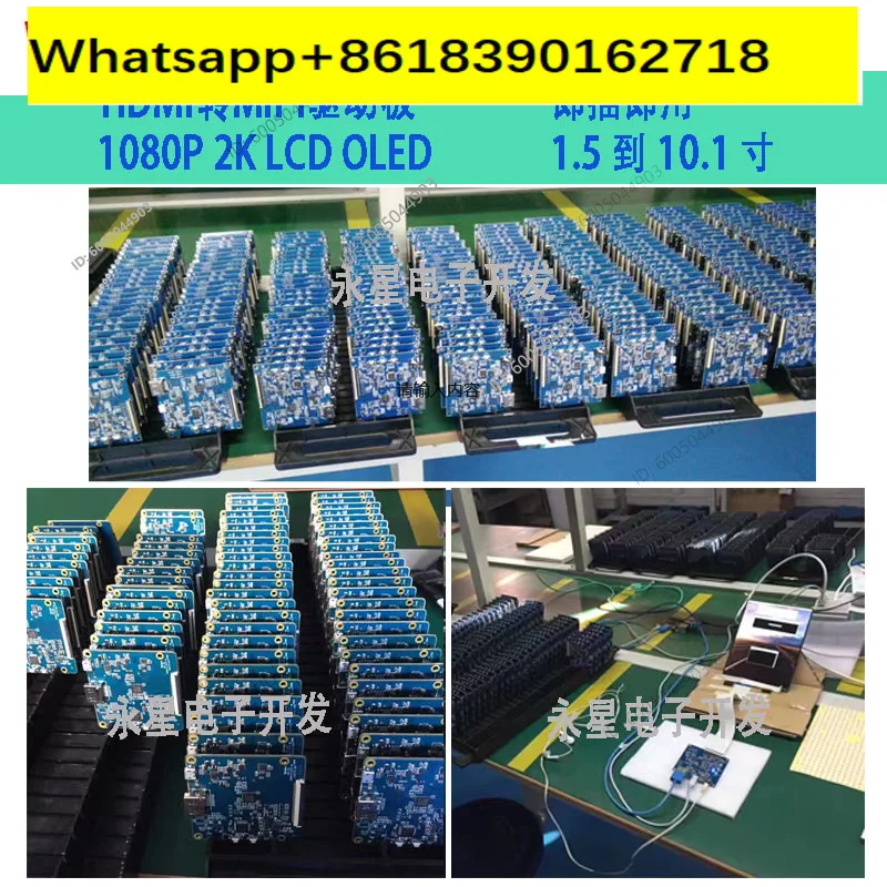 Applicable toHDMI to MIPI driver 5 inch 1080x1080 round screen LCD Raspberry Pi instrument ES050YMM-A00