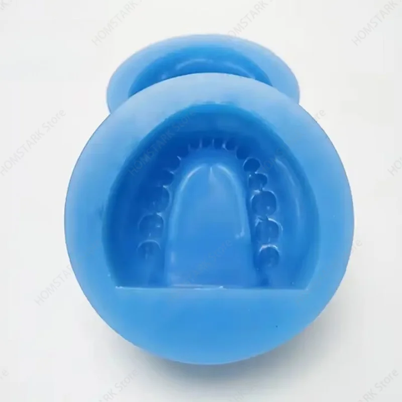 Dental Lab Silicone Impression Molding Block Kit, Upper & Lower Full Arch Teeth Model Block 2Pcs Per Pack