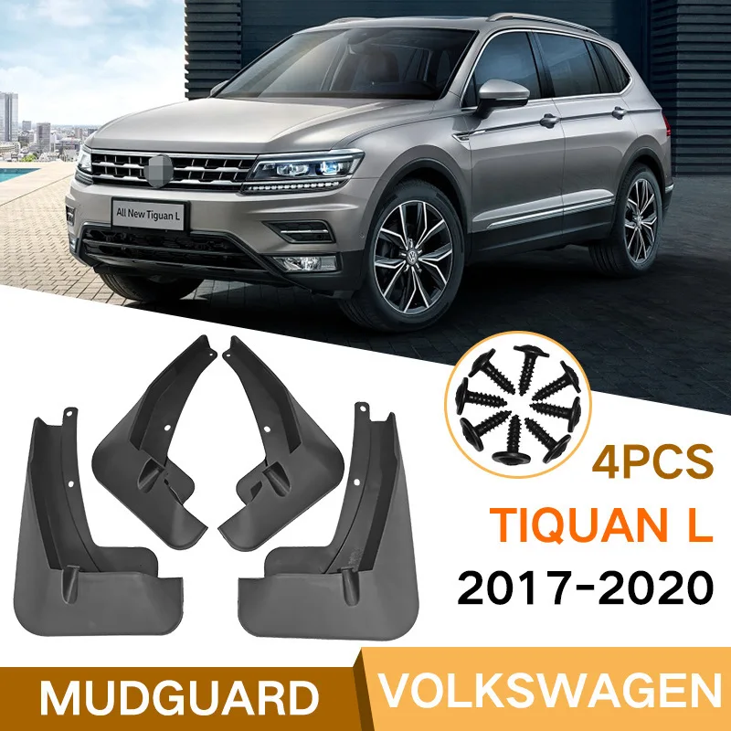 

For VW Tiguan L 2017-2020 MQB SUV Mud Flaps Soft Rubber Splash Guards Fender Mudguards Car Accessories