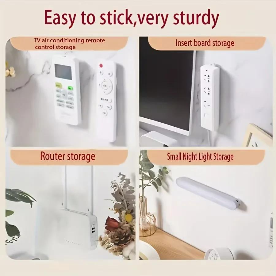 12/24PCS Magnetic Wall-mounted Keychain Magnet Household Storage Device Hooks Remote Control Hook Home Organization Garden